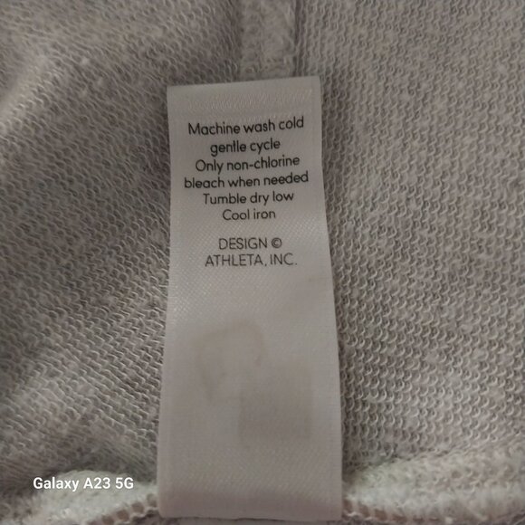 Athleta Girl Light Gray Open Front Cardigan XL/14 - Modal & Spandex Cozycore - Picture 7 of 7
